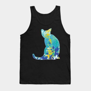 Cool cats cat colorful t-shirt Tank Top